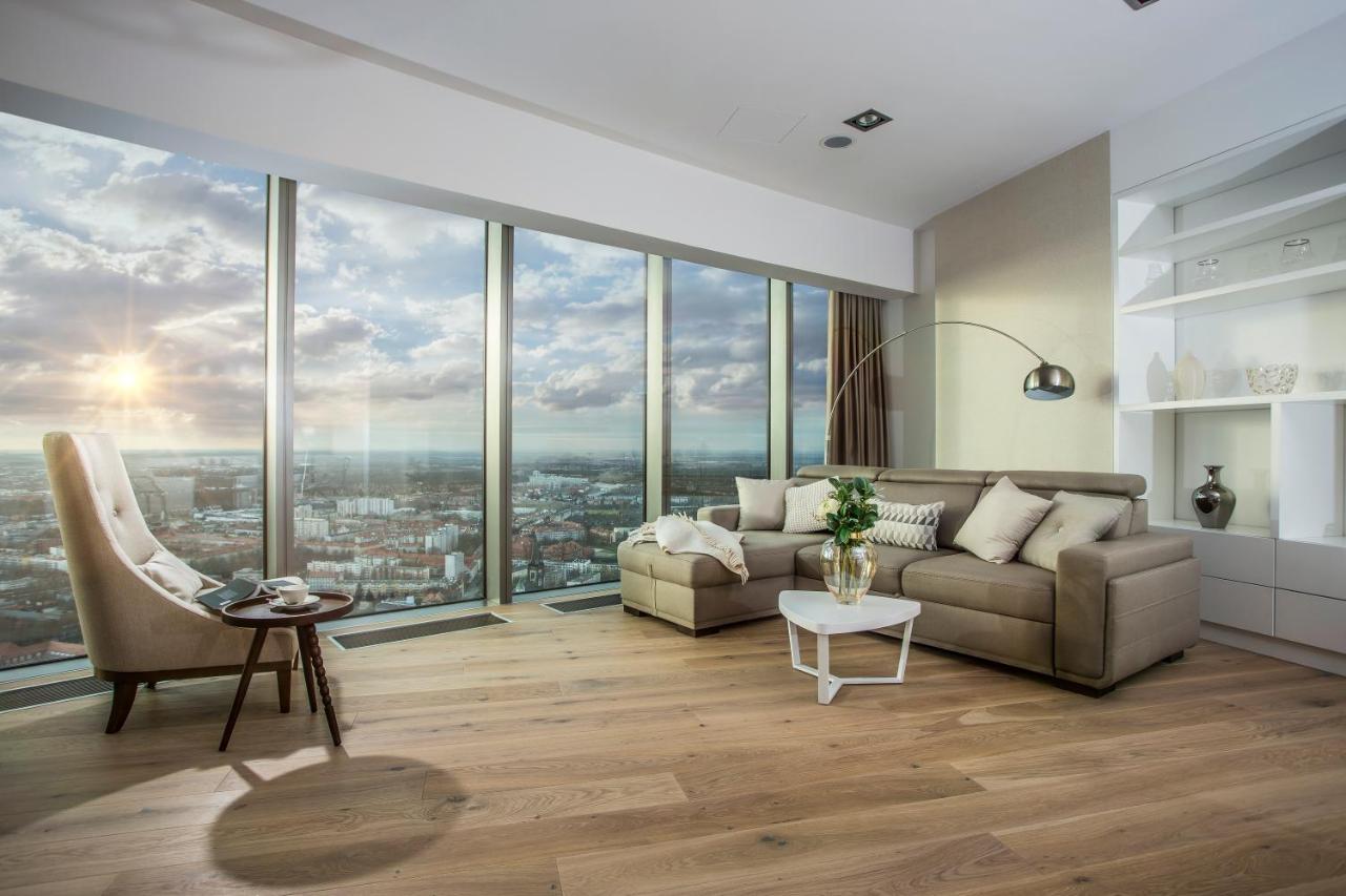Apartamenty Sky Tower Wrocław Eksteriør billede