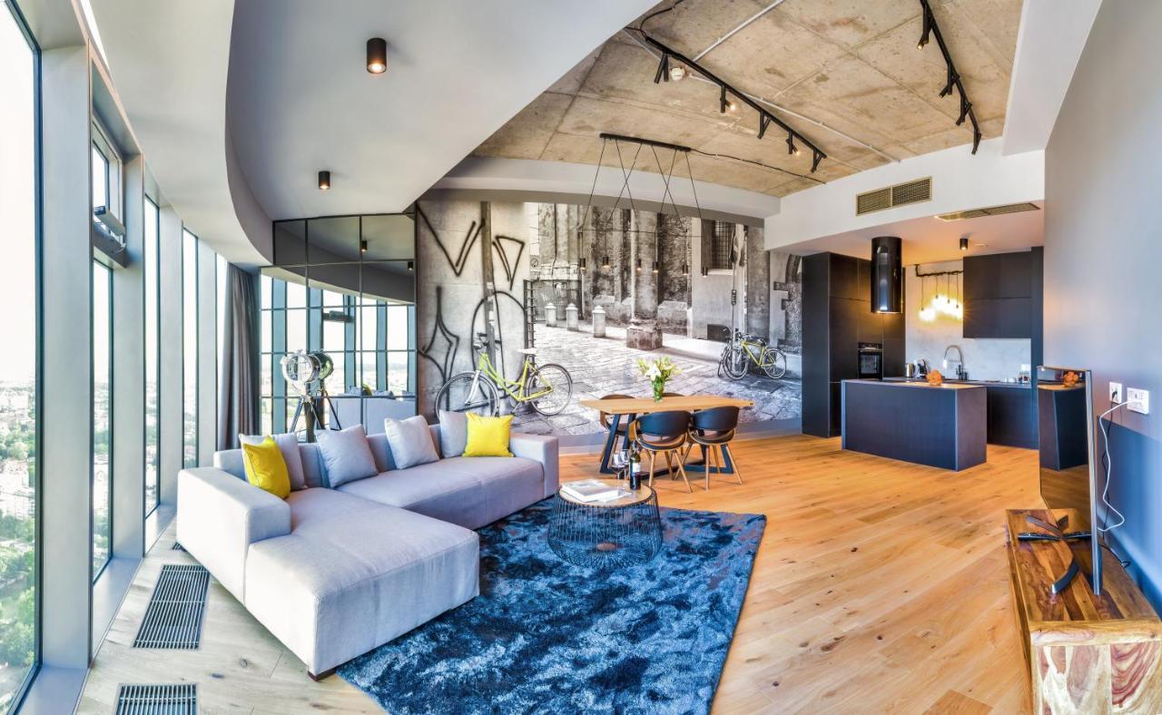 Apartamenty Sky Tower Wrocław Eksteriør billede