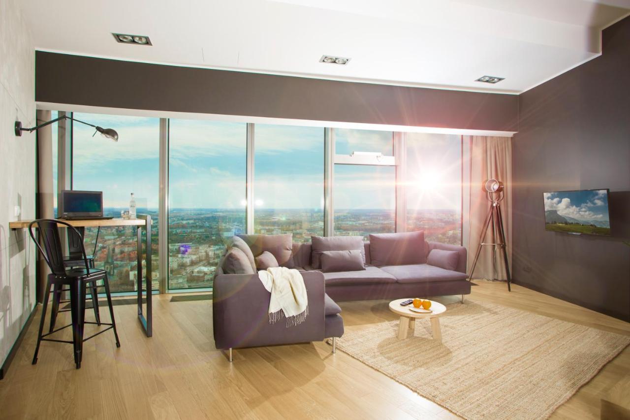 Apartamenty Sky Tower Wrocław Eksteriør billede
