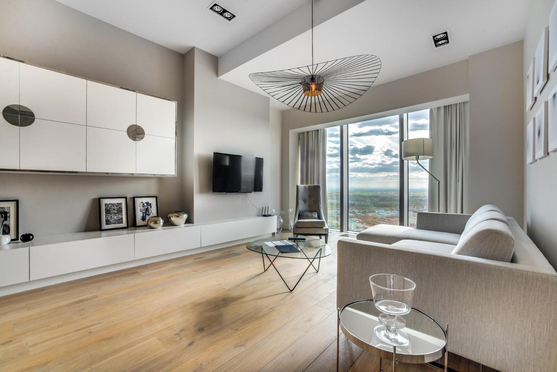 Apartamenty Sky Tower Wrocław Eksteriør billede