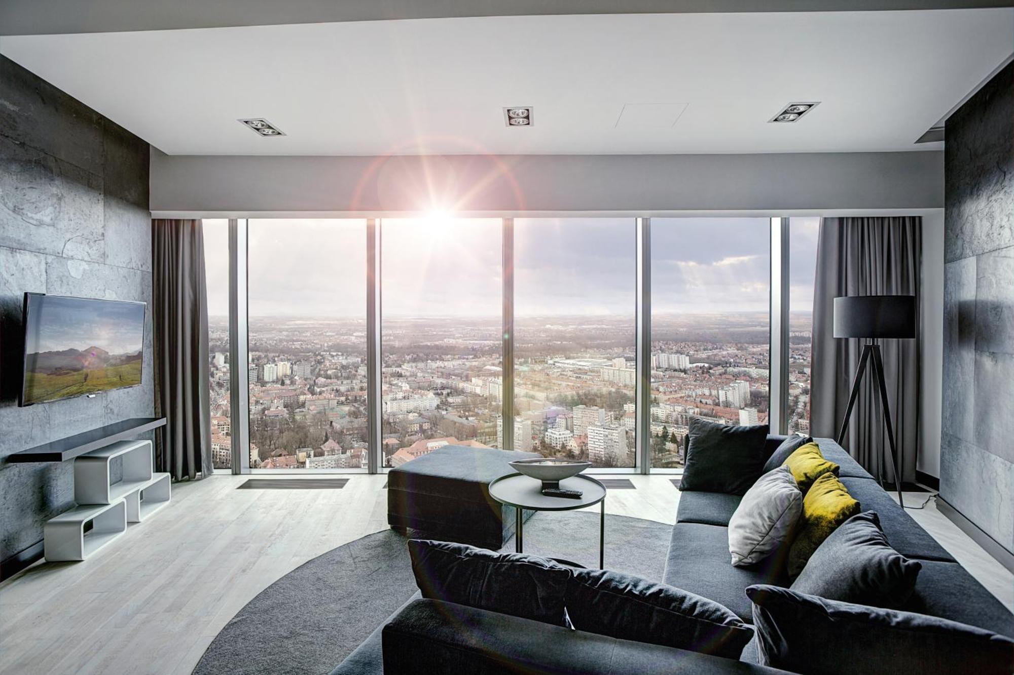 Apartamenty Sky Tower Wrocław Eksteriør billede