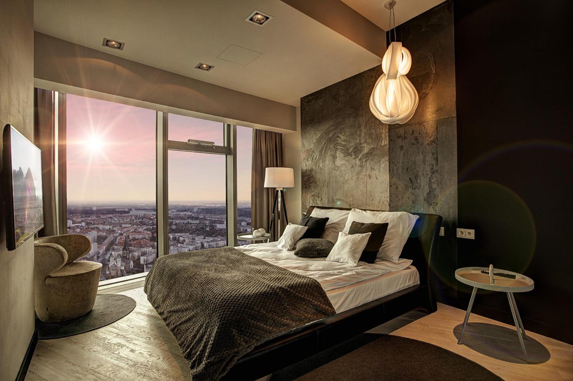 Apartamenty Sky Tower Wrocław Eksteriør billede